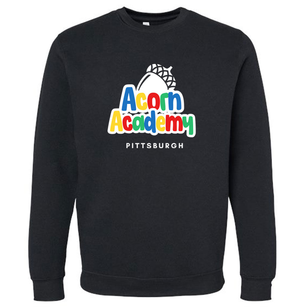 Acorn Academy Classic Logo Sweatshirt Black - Adults + Youth