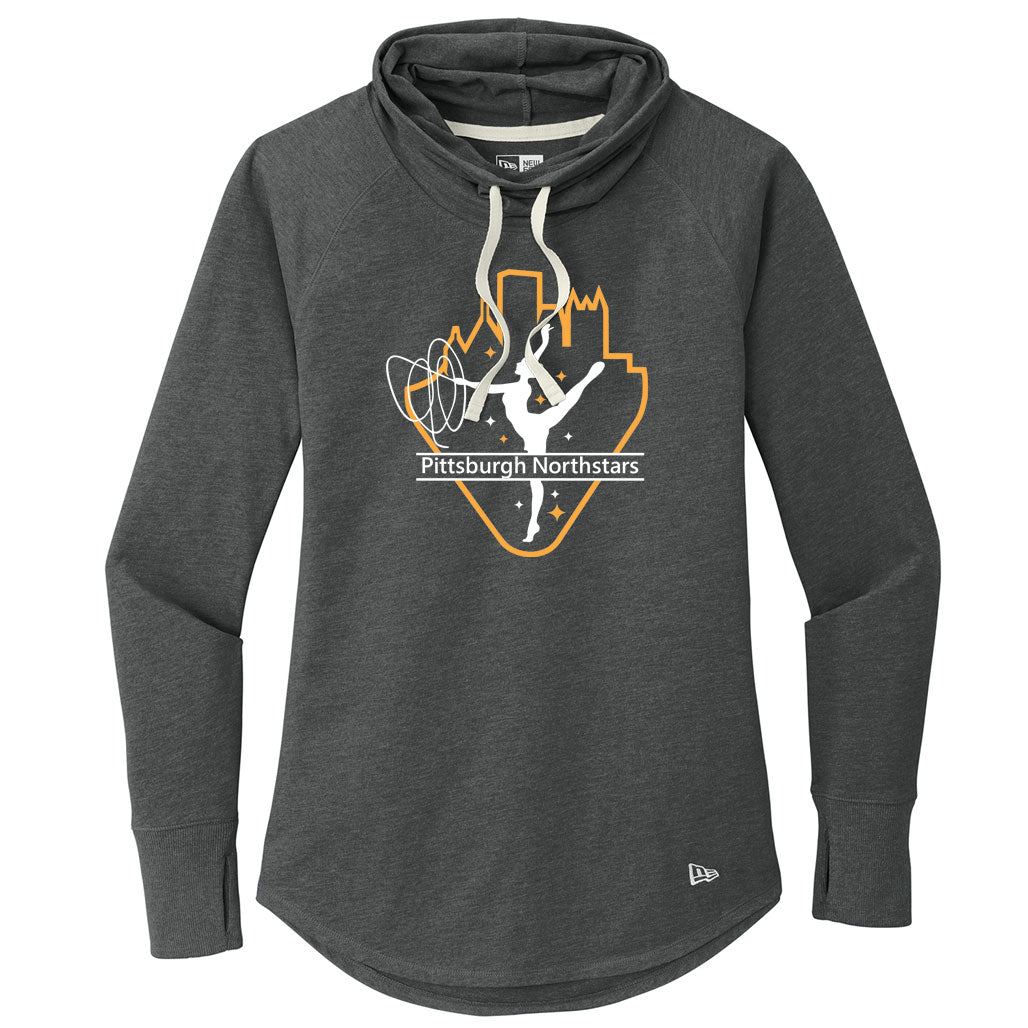 Pittsburgh Northstars Rhythmic Logo Cowl Neck Tee