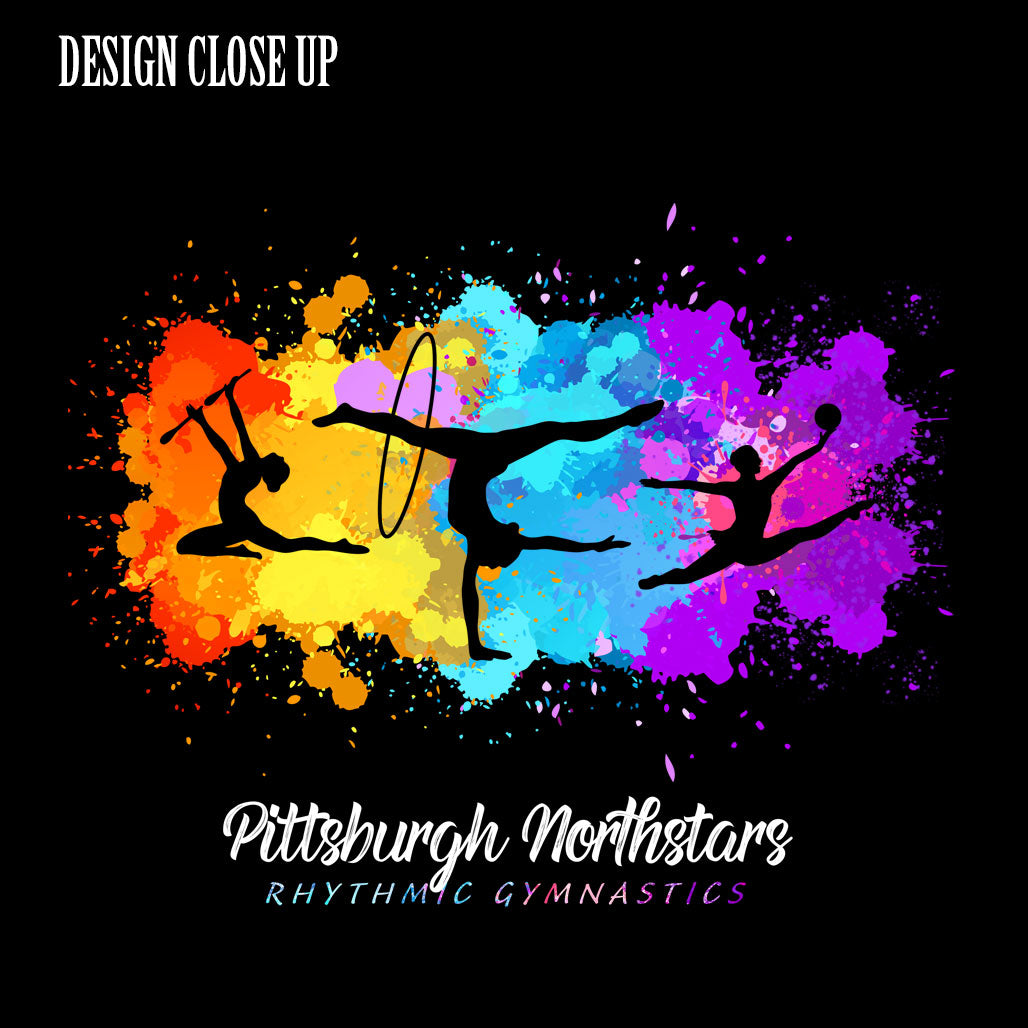Pittsburgh Northstars Rhythmic Paint Splatter Tee