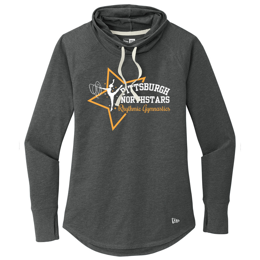 Pittsburgh Northstars Rhythmic Retro Star Cowl Neck Tee