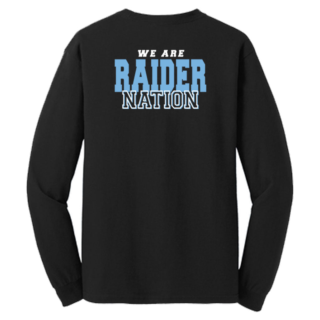 Raider Nation Cheerleading L/S Tee