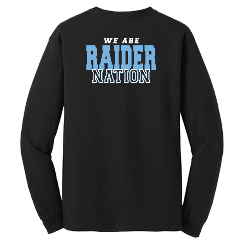 Raider Nation Football L/S Tee