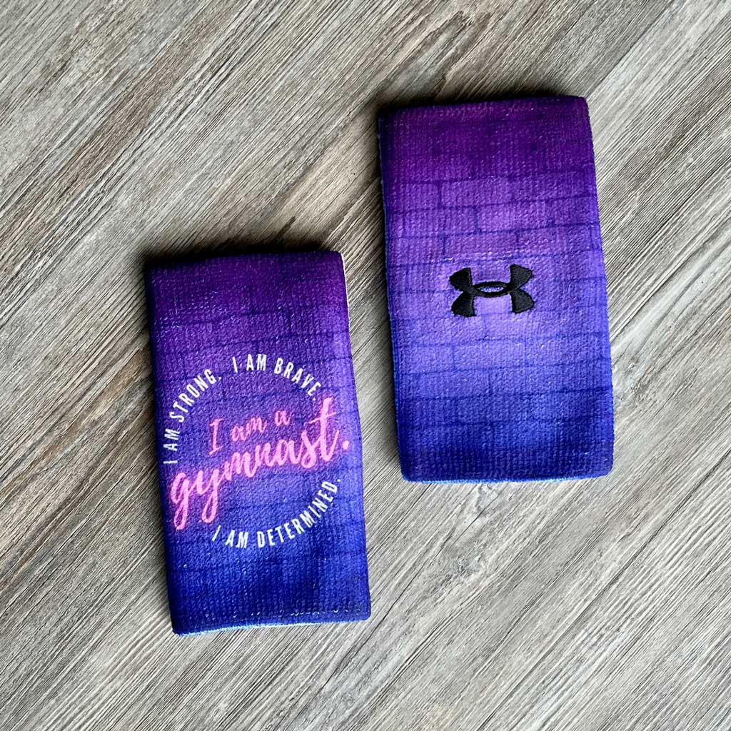 Gymnastics Double Wide Wristbands - Personalized