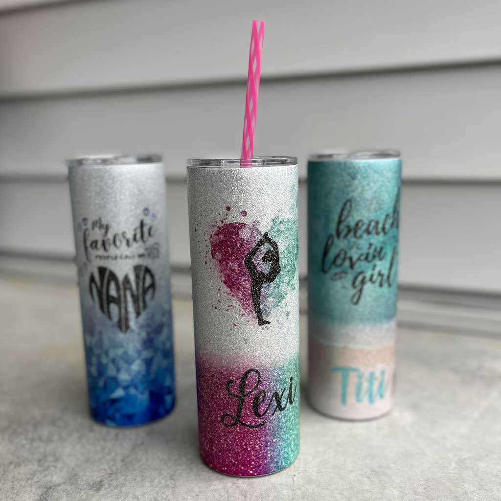 Custom 20oz. Glitter Tumbler