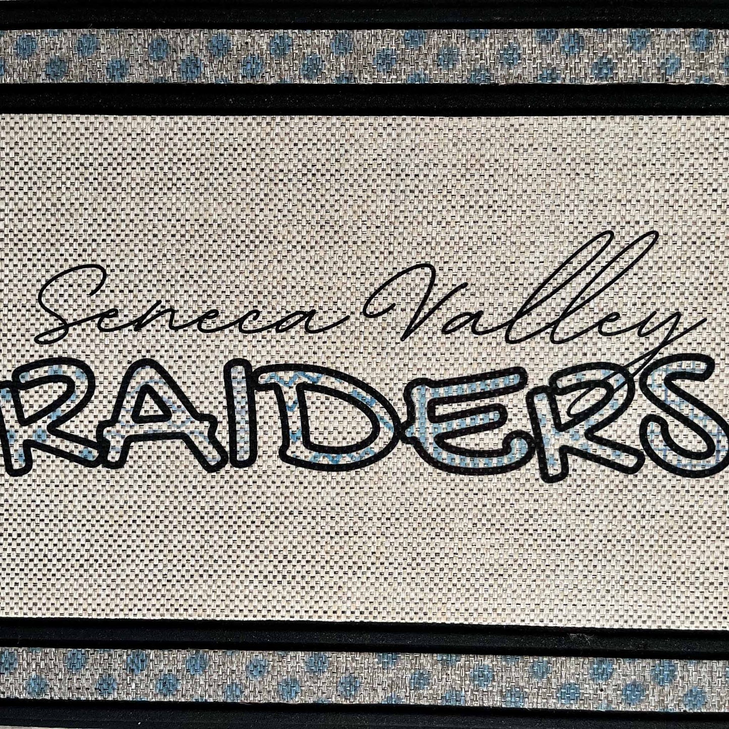 Raiders Door Mat with Rubber Backing