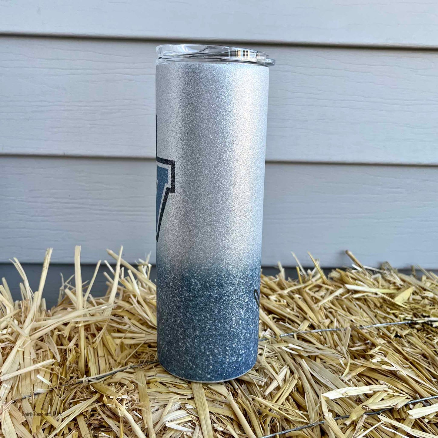 Raiders Glitter Tumbler