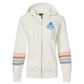 Acorn Academy Blue Logo Striped Full Zip Hoodie - Adults
