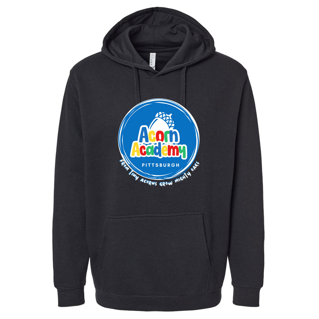 Acorn Academy Logo Hoodie Black - Adults + Youth