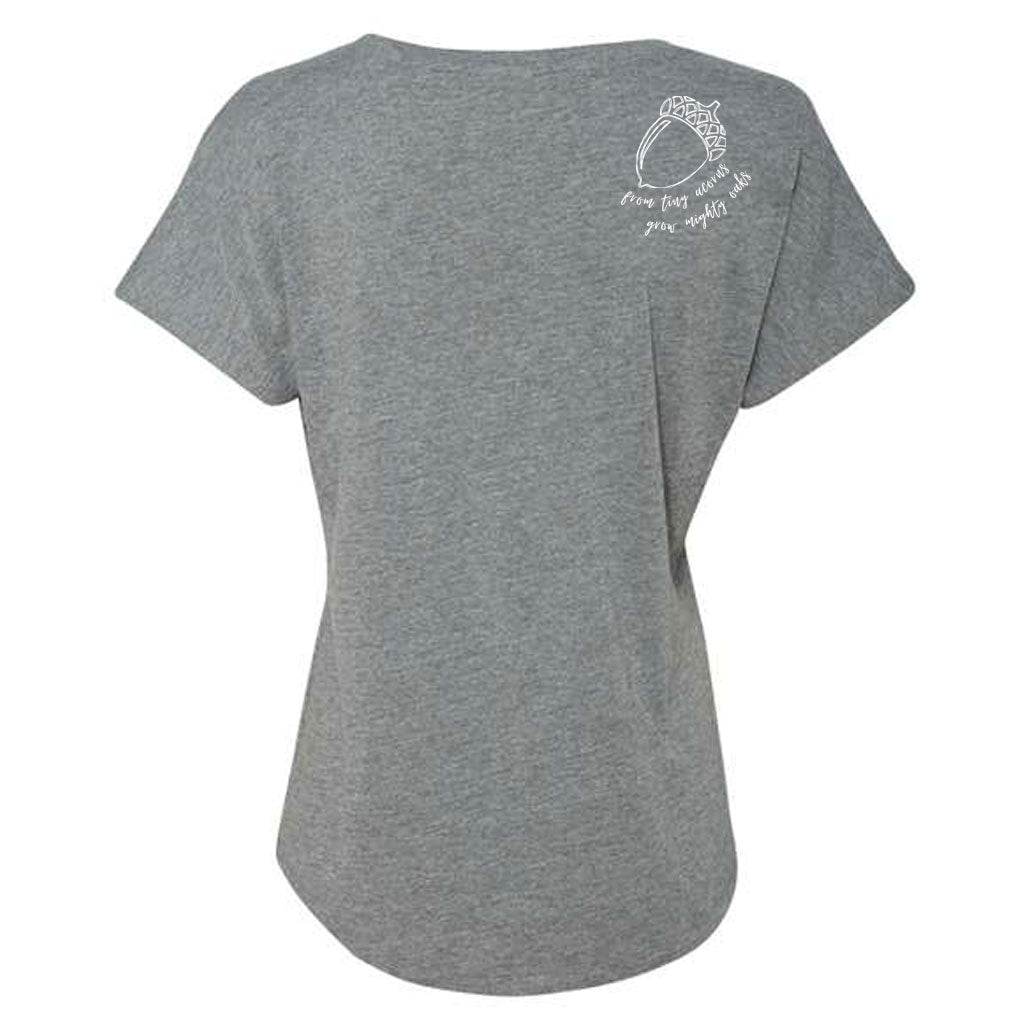 Acorn Academy Modern Dolman Sleeve Grey - Adults