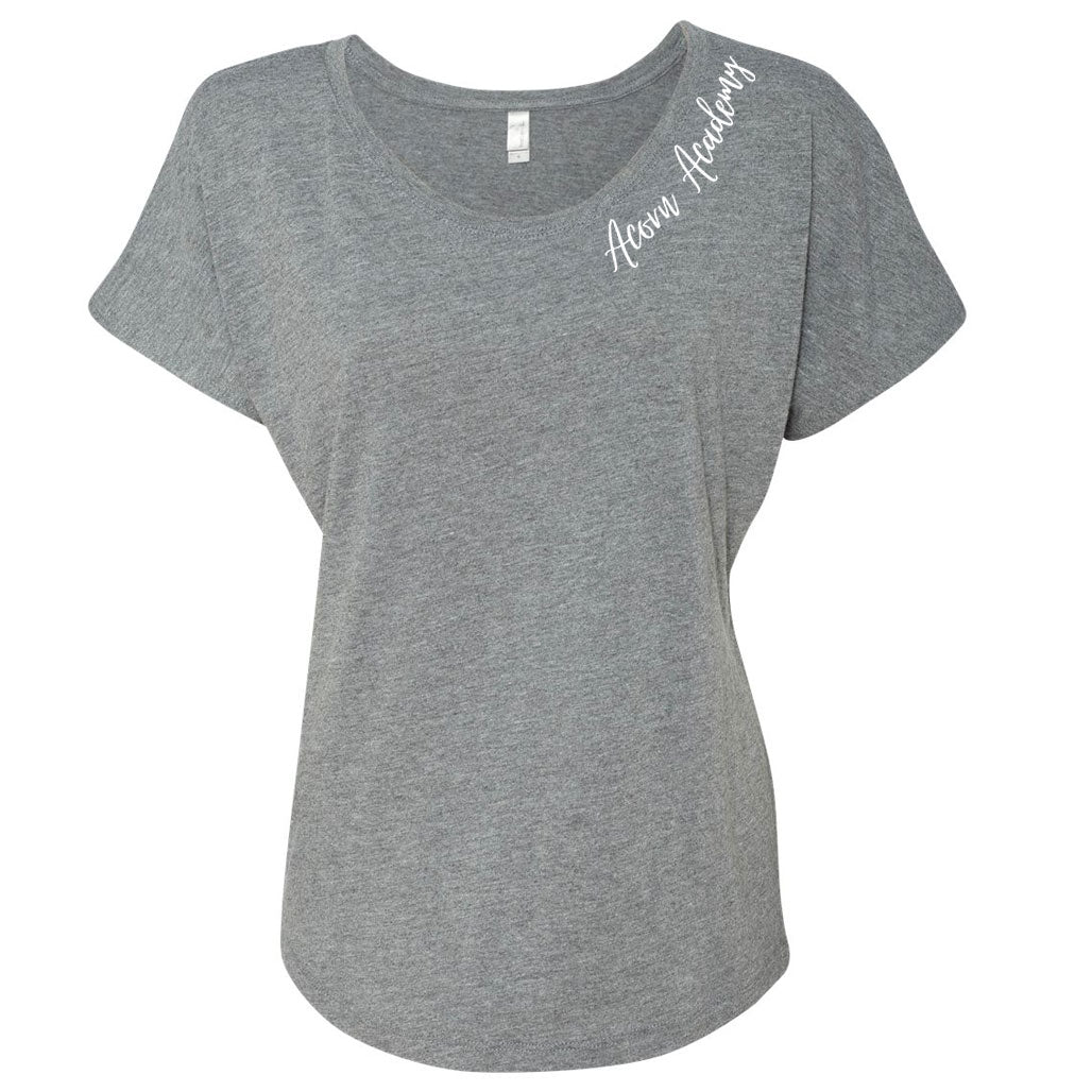Acorn Academy Modern Dolman Sleeve Grey - Adults
