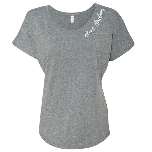 Acorn Academy Modern Dolman Sleeve Grey - Adults