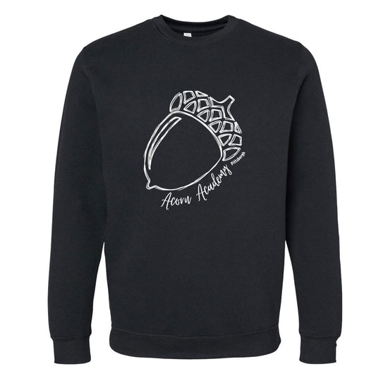 Acorn Academy Modern Sketch Sweatshirt Black - Adults + Youth