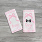 Gymnastics Coquette Bow Wristbands - Personalized