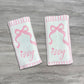 Gymnastics Coquette Bow Wristbands - Personalized