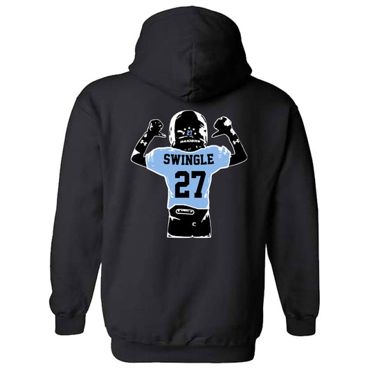 Raiders Player Silhouette Hoodie - Football - Black