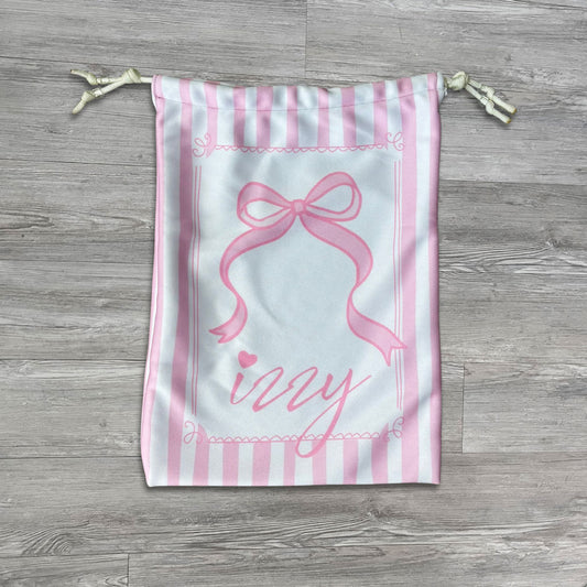Gymnastics Grip Bag - Personalized - Coquette Bow