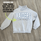 Raiders Polka Dot Mock Neck Sweatshirt