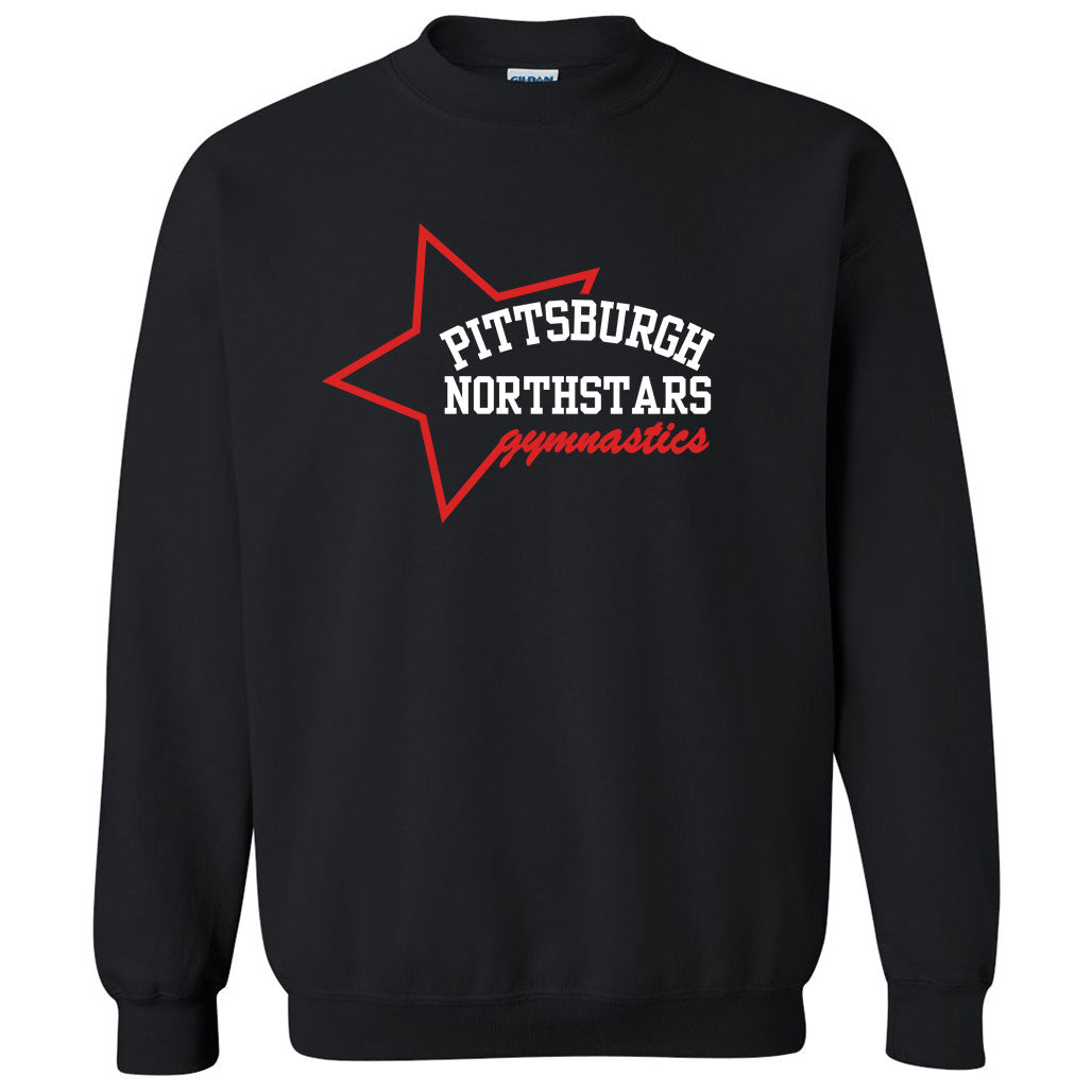 Pittsburgh Northstars Retro Star Crewneck Sweatshirt