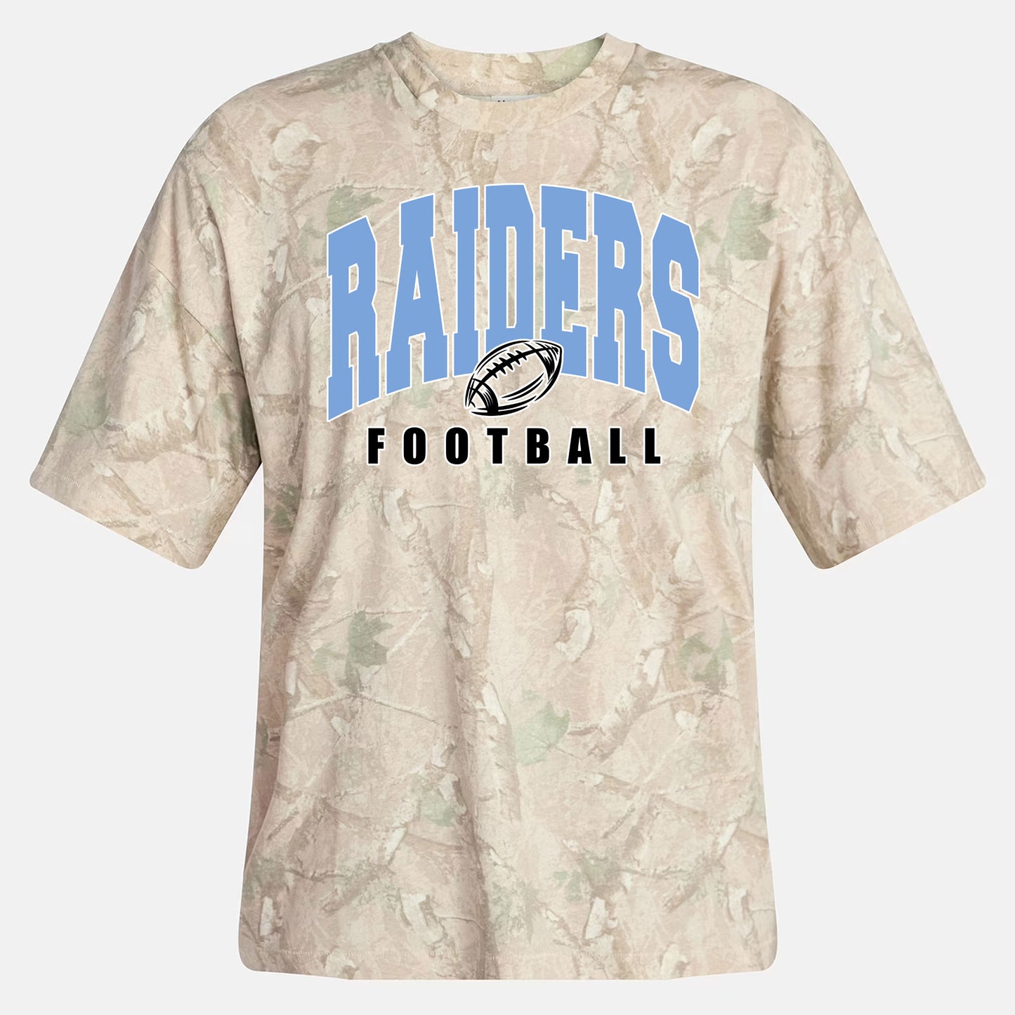 Raiders Football Camo Tee