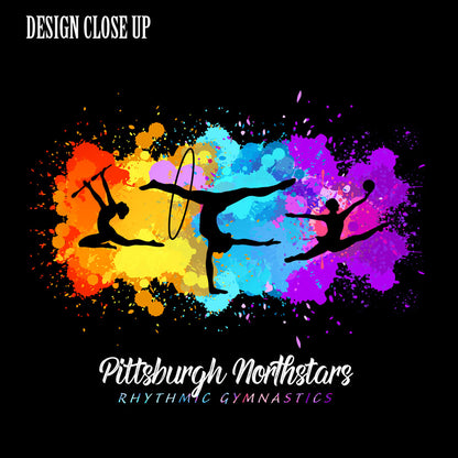 Pittsburgh Northstars Rhythmic Paint Splatter Tee