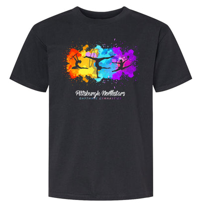 Pittsburgh Northstars Rhythmic Paint Splatter Tee