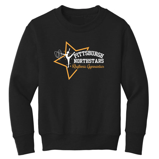 Pittsburgh Northstars Rhythmic Retro Star Crewneck Sweatshirt