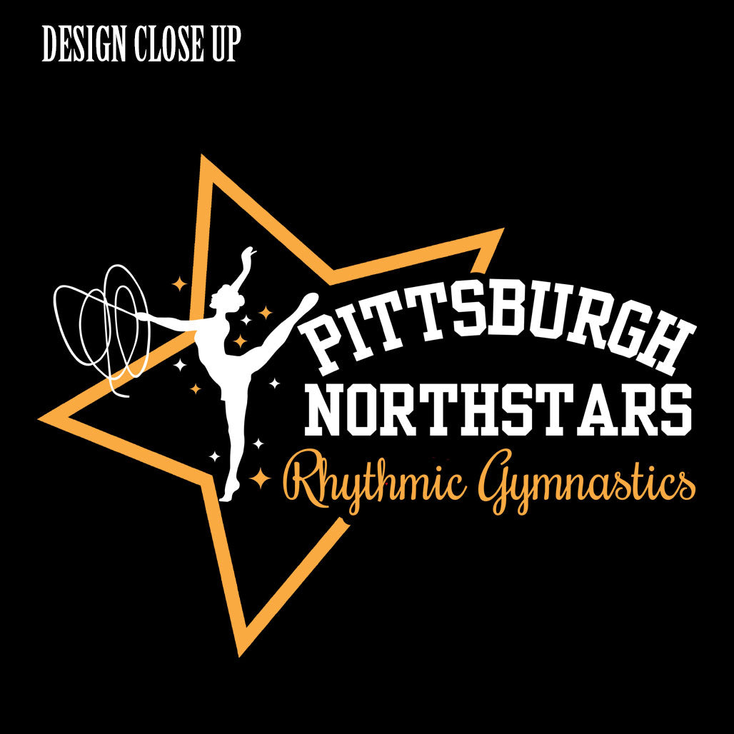 Pittsburgh Northstars Rhythmic Retro Star Tee