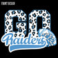 Raiders Cheer & Football Leopard Tee