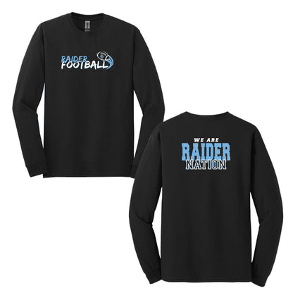 Raider Nation Football L/S Tee
