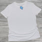 White Ehrman Crest Elementary tshirt back with SV logo
