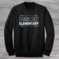 Black Ehrman Crest Elementary Crewneck Sweatshirt